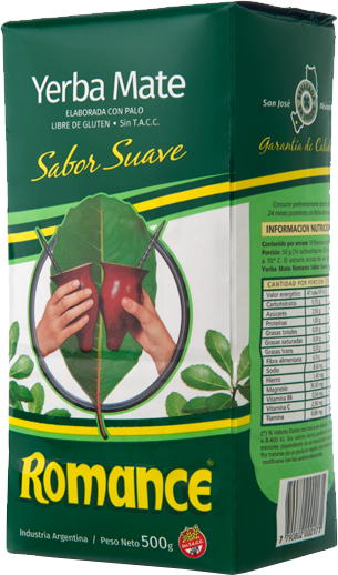 Yerba Mate Romance Suave 500Gr