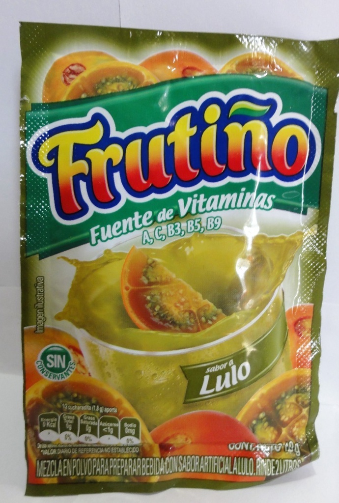 Frutiño Lulo en Sobre 18Gr