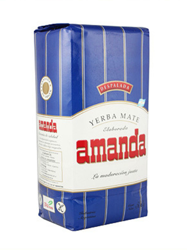 Yerba Mate Amanda Azul Despalada 500Gr