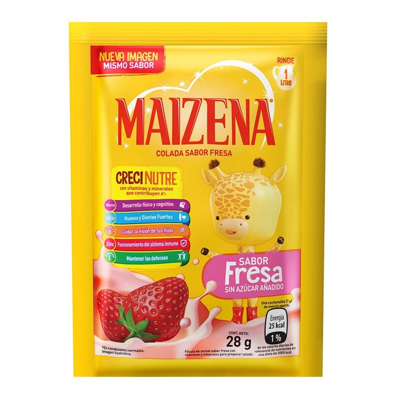 Colada Fresa Maizena 28Gr