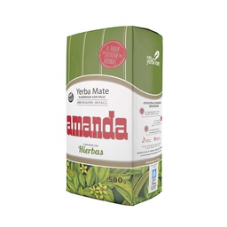 [VD-1260] Yerba Mate Amanda Verde Compuesta 500Gr