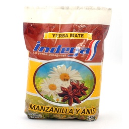 [VD-1298] Yerba Mate Indega Manzanilla y Anis 500Gr