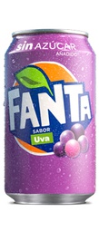 [VD-1428] Fanta Uva Sin Azucar Lata 330Ml